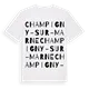 Champigny-sur-Marne ordlek t-shirt