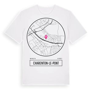 Charenton-le-Pont t-shirt – ekologisk bomull t-shirt från Pinshirt