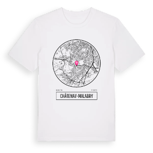 Châtenay-Malabry t-shirt – ekologisk bomull t-shirt från Pinshirt
