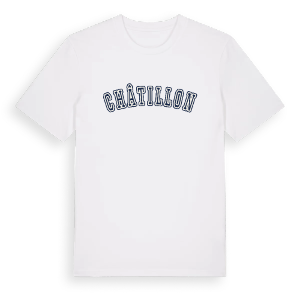 Châtillon college t-shirt – ekologisk bomull t-shirt från Pinshirt