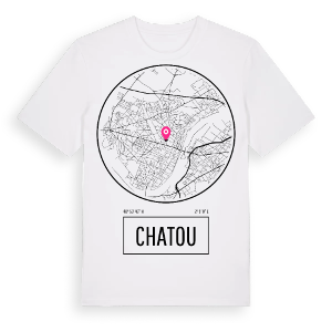 Chatou t-shirt – ekologisk bomull t-shirt från Pinshirt