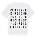 Choisy-le-Roi ordlek t-shirt