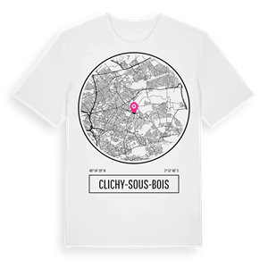 Clichy-sous-Bois t-shirt – ekologisk bomull t-shirt från Pinshirt