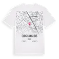 Clos Langlois karta t-shirt
