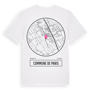 Commune de Paris t-shirt – ekologisk bomull t-shirt från Pinshirt