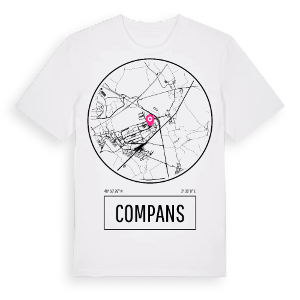 Compans t-shirt – ekologisk bomull t-shirt från Pinshirt