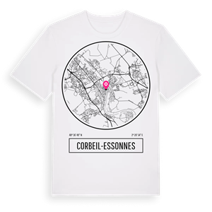 Corbeil-Essonnes t-shirt – ekologisk bomull t-shirt från Pinshirt