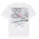 Côte d'Or - Sarrazins-Habette-Coteaux du Sud karta t-shirt