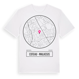 Coteau - Malassis t-shirt – ekologisk bomull t-shirt från Pinshirt