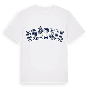 Créteil college t-shirt – ekologisk bomull t-shirt från Pinshirt