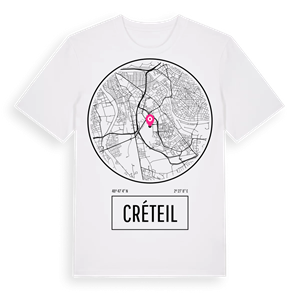 Créteil t-shirt – ekologisk bomull t-shirt från Pinshirt