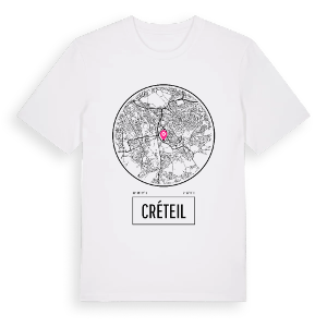 Créteil t-shirt – ekologisk bomull t-shirt från Pinshirt