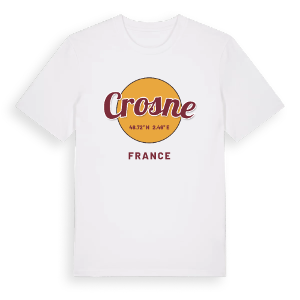 Crosne cirkel t-shirt – ekologisk bomull t-shirt från Pinshirt