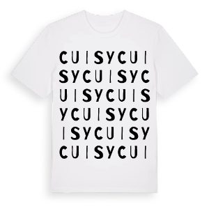 Cuisy ordlek t-shirt – ekologisk bomull t-shirt från Pinshirt