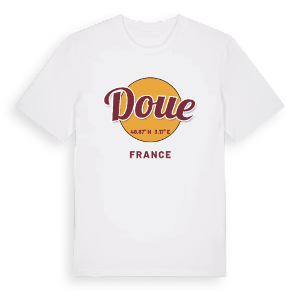 Doue cirkel t-shirt – ekologisk bomull t-shirt från Pinshirt