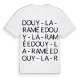 Douy-la-Ramée ordlek t-shirt