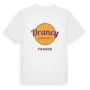 Drancy cirkel t-shirt – ekologisk bomull t-shirt från Pinshirt
