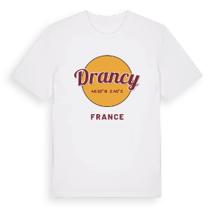 Drancy cirkel t-shirt – ekologisk bomull t-shirt från Pinshirt