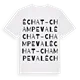 Échat - Champeval ordlek t-shirt