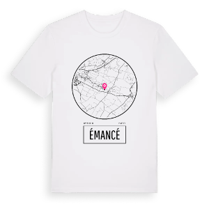 Émancé t-shirt – ekologisk bomull t-shirt från Pinshirt