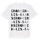 Enghien-les-Bains ordlek t-shirt