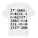 Étienne-Marcel - Chanzy ordlek t-shirt