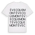 Évecquemont ordlek t-shirt