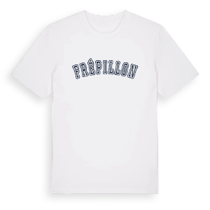 Frépillon college t-shirt – ekologisk bomull t-shirt från Pinshirt