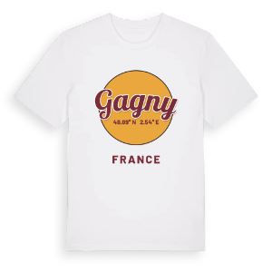 Gagny cirkel t-shirt – ekologisk bomull t-shirt från Pinshirt