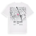 Gare - Jean Jaurès karta t-shirt