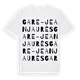 Gare - Jean Jaurès ordlek t-shirt