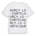Gurcy-le-Châtel ordlek t-shirt