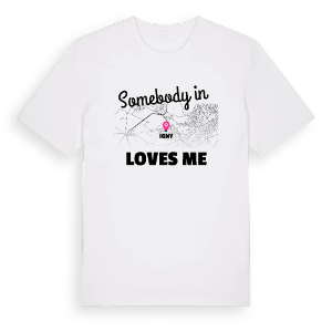 Någon i Igny älskar mig t-shirt – ekologisk bomull t-shirt från Pinshirt