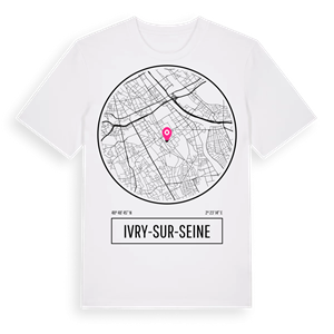 Ivry-sur-Seine t-shirt – ekologisk bomull t-shirt från Pinshirt