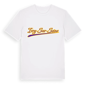 Ivry-sur-Seine baseball t-shirt – ekologisk bomull t-shirt från Pinshirt