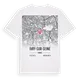 Ivry-sur-Seine karta t-shirt