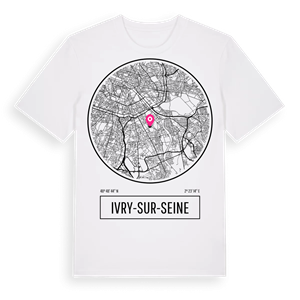 Ivry-sur-Seine t-shirt – ekologisk bomull t-shirt från Pinshirt