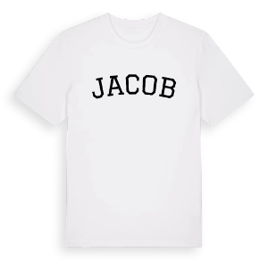 Jacob böjd t-shirt – ekologisk bomull t-shirt från Pinshirt