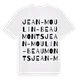 Jean-Moulin - Beaumonts ordlek t-shirt