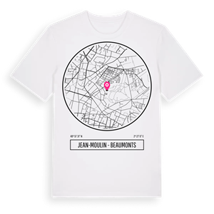 Jean-Moulin - Beaumonts t-shirt – ekologisk bomull t-shirt från Pinshirt