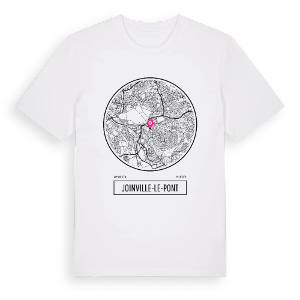 Joinville-le-Pont t-shirt – ekologisk bomull t-shirt från PinShirt