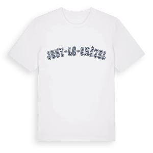 Jouy-le-Châtel college t-shirt – ekologisk bomull t-shirt från Pinshirt