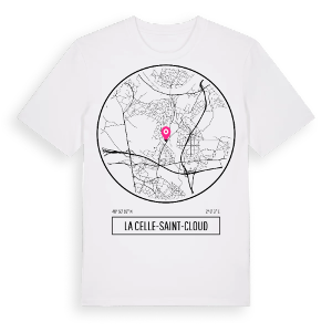 La Celle-Saint-Cloud t-shirt – ekologisk bomull t-shirt från Pinshirt