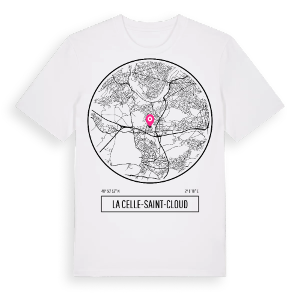 La Celle-Saint-Cloud t-shirt – ekologisk bomull t-shirt från Pinshirt