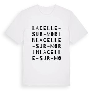 La Celle-sur-Morin ordlek t-shirt – ekologisk bomull t-shirt från Pinshirt