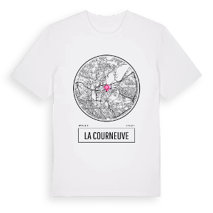 La Courneuve t-shirt – ekologisk bomull t-shirt från Pinshirt