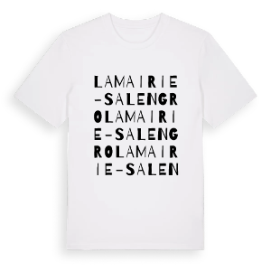 La Mairie - Salengro ordlek t-shirt – ekologisk bomull t-shirt från Pinshirt