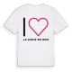 Jag älskar La Queue-en-Brie t-shirt stort tryck