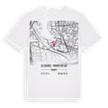 La Source - Pointe du Lac karta t-shirt