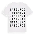 La Source - Pointe du Lac ordlek t-shirt